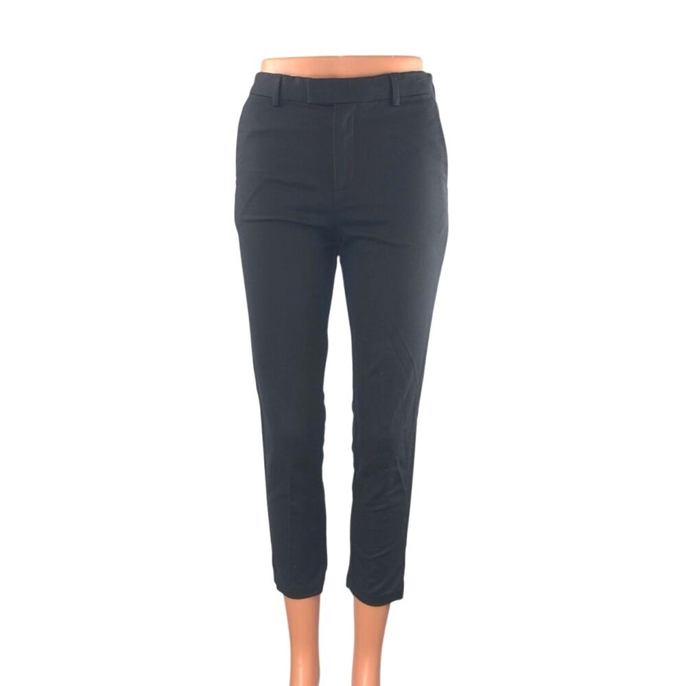 Reiss Kids Girls' Black Mid Waist Classic Skinny Trousers Pants Sz 11-12Y 152cm